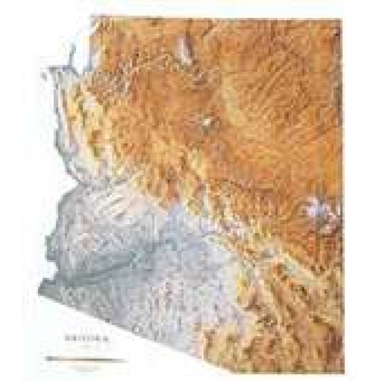 california map physical