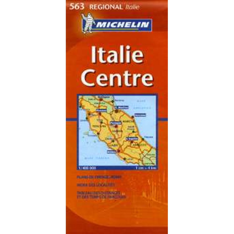 Michelin Map Italy Central Map 563 (Maps/Regional (Michelin)) Michelin