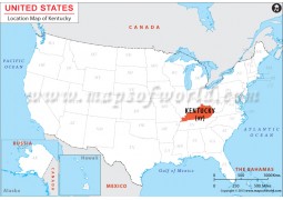 Kentucky Location Map - Digital File