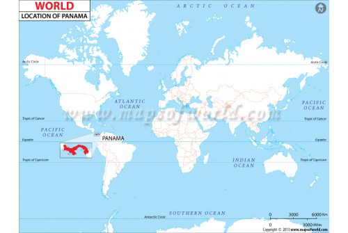 Panama Location Map