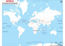 Seychelles Location Map - Digital File