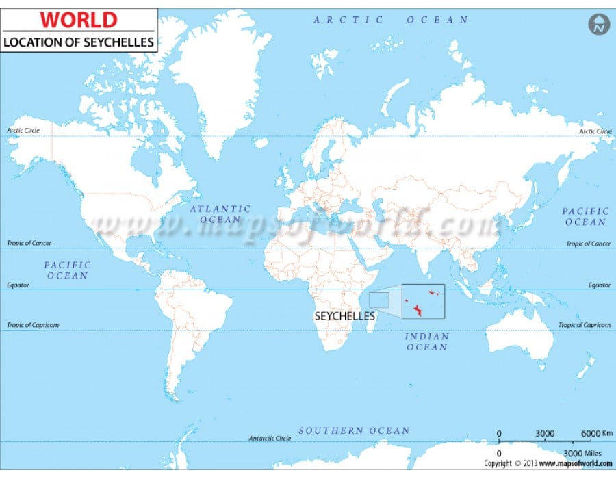 Seychelles Location Map.