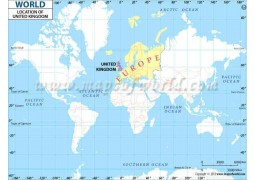 United Kingdom Location Map - Digital File