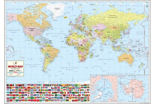 World’s Best World Map (Laminated)