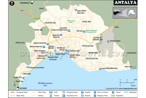 Antalya City Map
