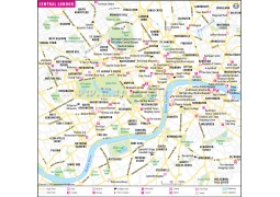 Central London Map - Digital File