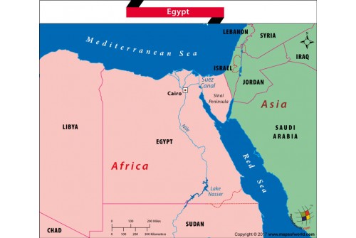 Is Egypt in Africa or Asia?