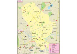 Islington Borough Map, London - Digital File