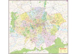 London Metropolitan Map - Digital File