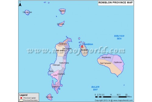 Romblon Province Map