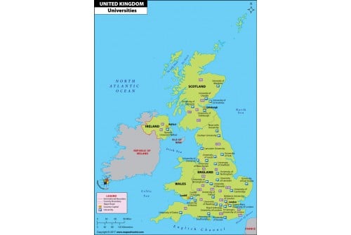 UK Universities Map