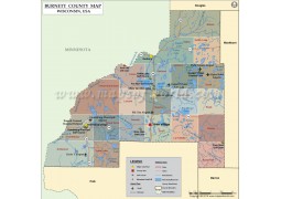 Burnett County Map - Digital File