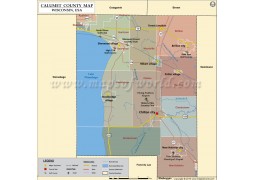 Calumet County Map - Digital File