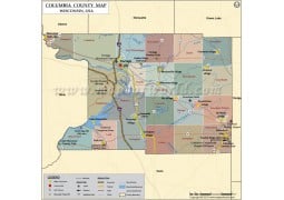 Columbia County Map - Digital File