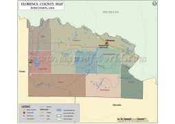 Florence County Map - Digital File