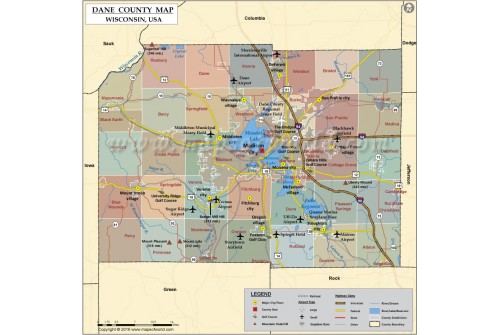 Dane County  Map
