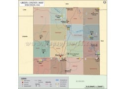Green County Map - Digital File