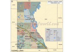 Juneau County Map - Digital File