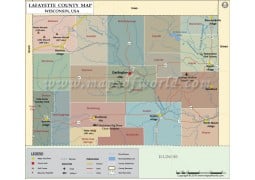 Lafayette County Map - Digital File