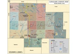 Langlade County Map - Digital File