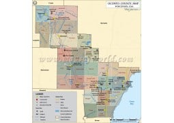 Oconto County Map - Digital File