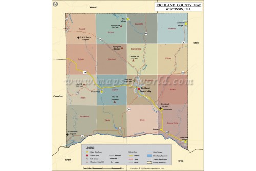 Richland County Map
