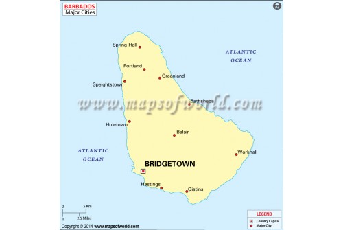 Barbados Major Cities