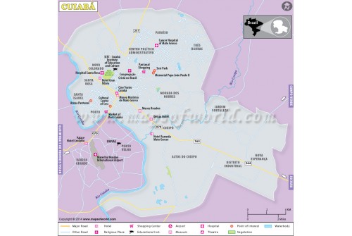 Cuiaba City Map