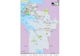 Darwin Australia Map - Digital File