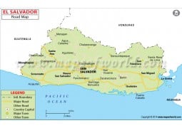 El Salvador Road Map - Digital File