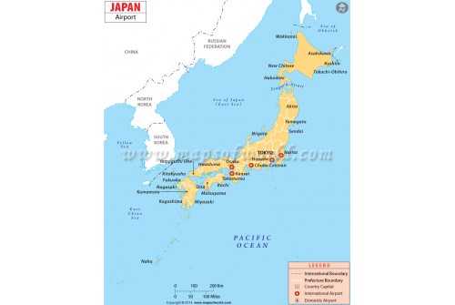 Japan Airport Map 