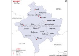 Kosovo Rail Map - Digital File