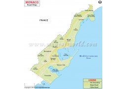 Monaco Road Map - Digital File