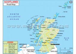 Scotland Road Map - Digital File