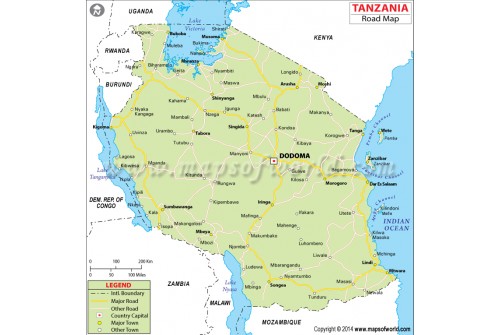 Tanzania Road Map