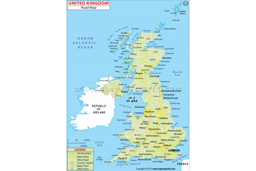 United Kingdom Road Map