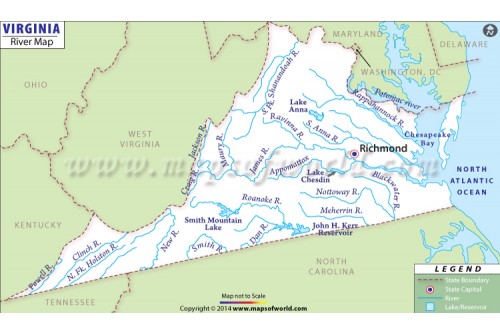 Virginia River Map