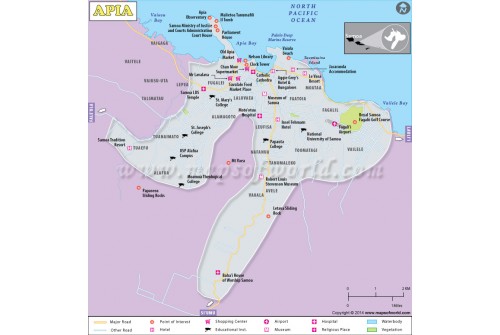 Apia City Map