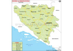 Bosnia And Herzegovina Road Map