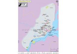 Brazzaville City Map - Digital File