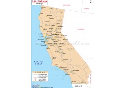 California Rail Map - Digital File