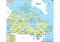 Canada Road Map - Digital File
