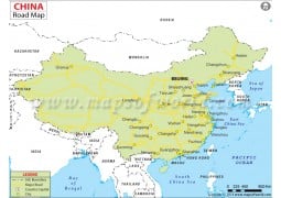 China Road Map - Digital File