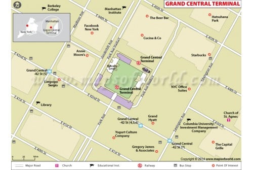Grand Central Terminal Map