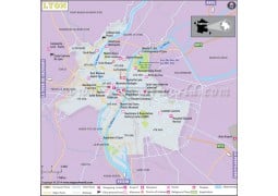 Lyon Map - Digital File