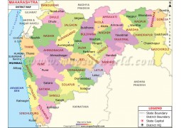 Maharashtra District Map - Digital File