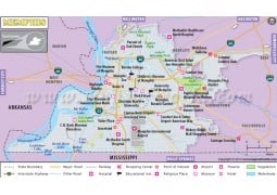 Memphis City Map - Digital File