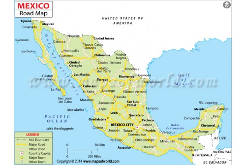 Mexico Road Map