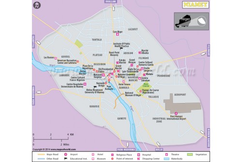 Niamey City Map