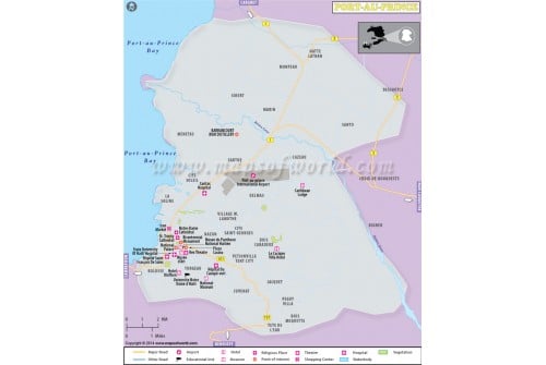 Port Au Prince Map
